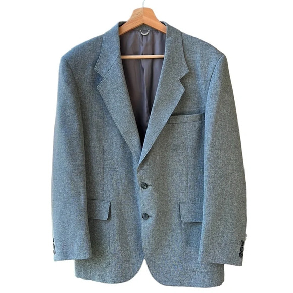 Levi’s Men’s “Action Suit” Blazer Sports Jacket. Vintage. Gray. Washable. 42R - Picture 1 of 10